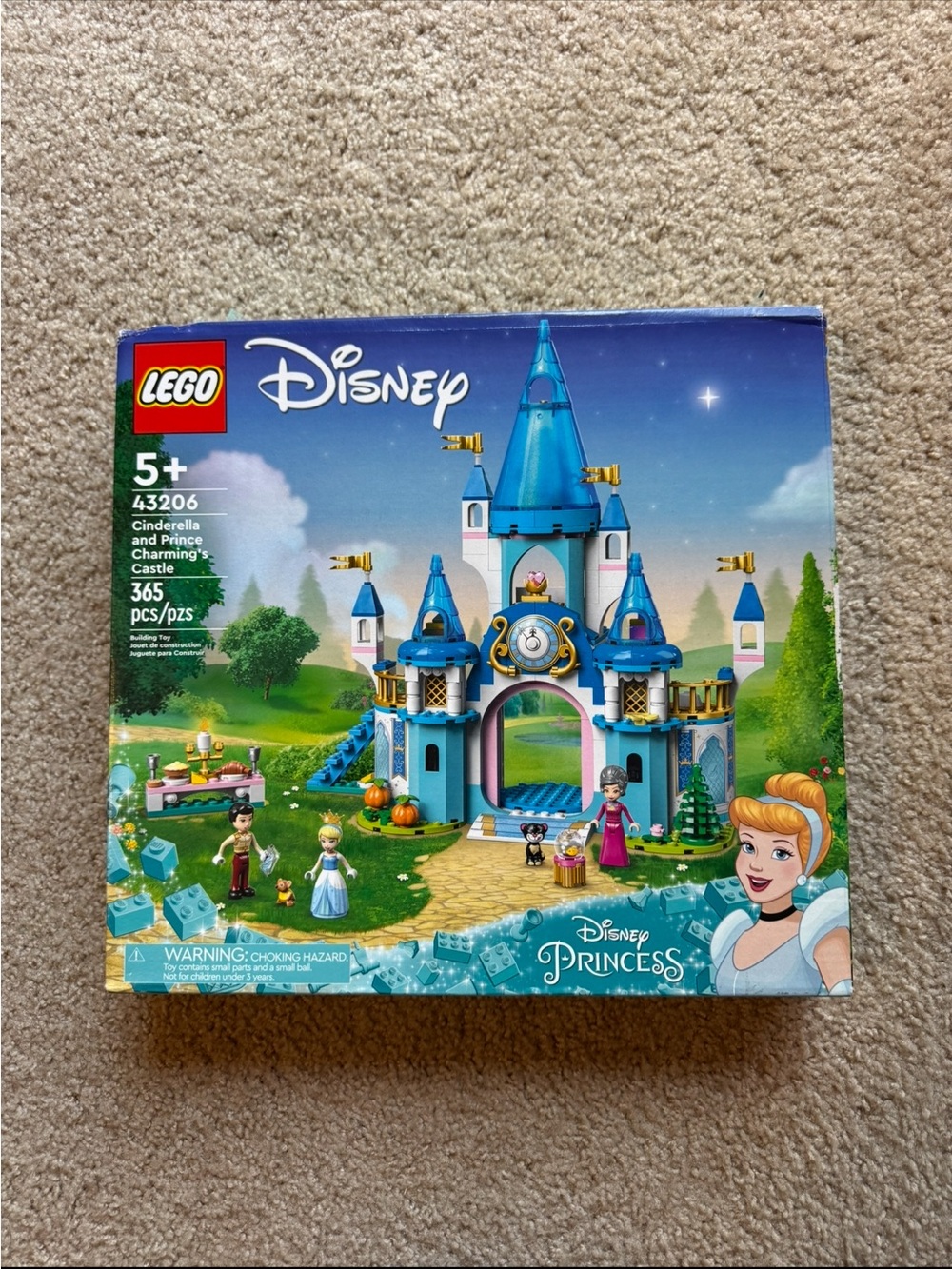 LEGO Disney: Cinderella and Prince Charming's Castle (43206)